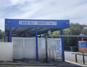 Station de lavage avant notre intervention